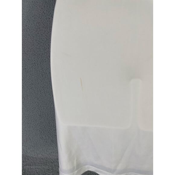 En Focus Studio White Sleeveless Lace Panel Sheath Dress Size 4 Bridal Cocktail - Picture 8 of 12